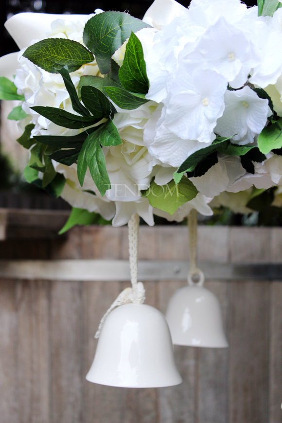 wianek podwieszany wiosenny Dzwoneczki, śr.50cm