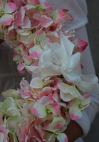 elegancki wianek z hortensji, Morella, śr.36cm