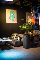 Tilla donica antracyt z wewnętrzną półką 40x75cm