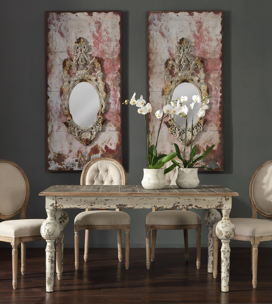 lustro Vintage wysokie, wym.81x9x170cm