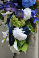 bukiet / dekoracja nagrobna do wazonu Diana, dł.70cm