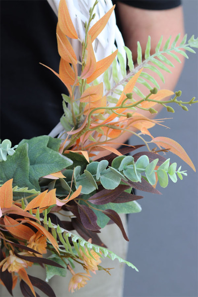 bajeczny wianek na drzwi ze storczykiem, Orchid Fall, śr.55cm 