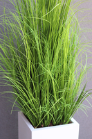 Fiberglass Extra White Big, nowoczesna kompozycja ze sztucznej trawy, wys.160cm