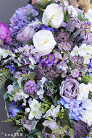 Violetta, komplet dekoracji nagrobnych, wiązanka + bukiet