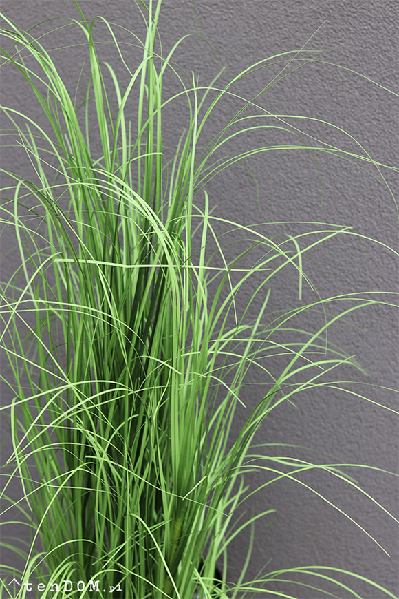 Macarena in White sztuczna trawa w donicy, wys.140cm