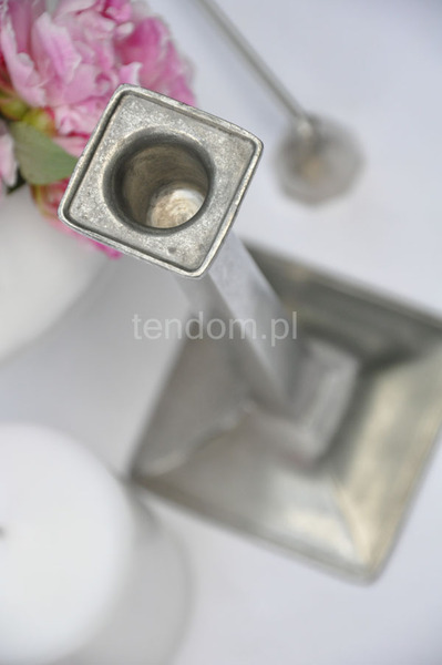 świecznik cynowy Imperia, 95% cyna