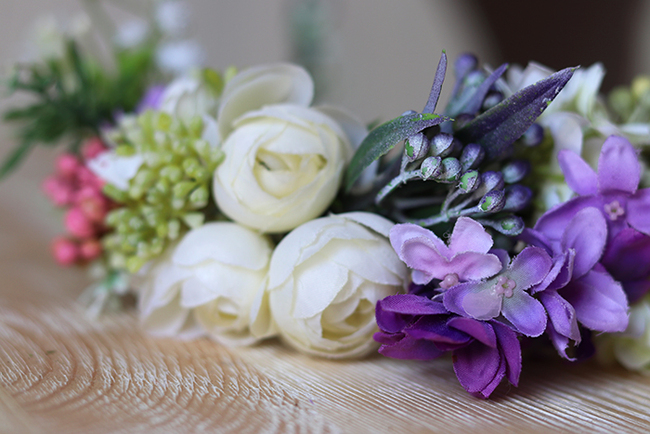 kwiatowy komunijny wianek na głowę, Bellisima, rozmiar uniwersalny