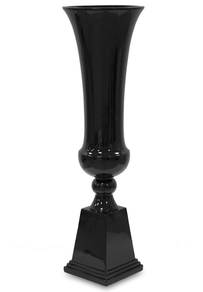 piękny czarny puchar / wazon, Blanco V, wys.131.5cm