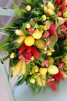 Retto, wielkanocny wianek z jajkami, śr.32cm