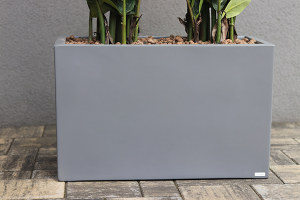 Fiberglass Zamiokulkas, sztuczne drzewka w nowoczesnej donicy, wys.135cm