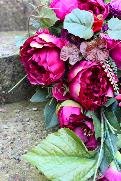 bukiet / dekoracja nagrobna Klaris, dł.70cm