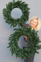 Iglak, wianek z gałązek iglastych/podkład, duży, śr.69cm