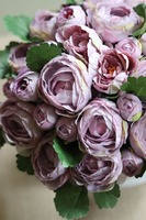 Pudrova Fantazja, efektowny flowerbox z pełnikami, wys.29cm