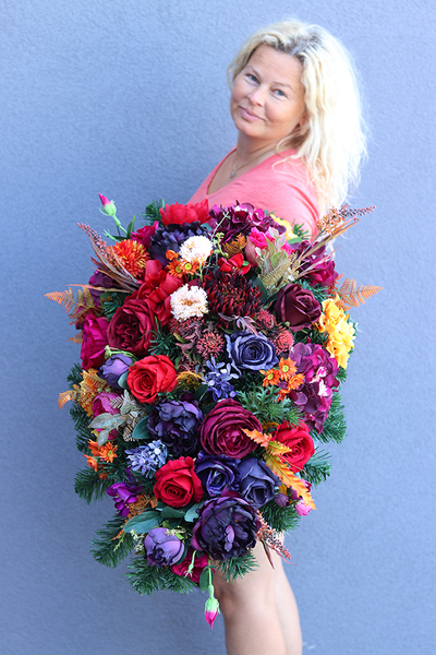 Carmen Reminescence, komplet dekoracji nagrobnych, wiązanka + bukiet