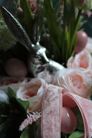 Parella, wiosenny flowerbox z tulipanami, wys.35cm