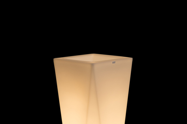 Rossa donica podświetlana światło ciepłe 45x90cm