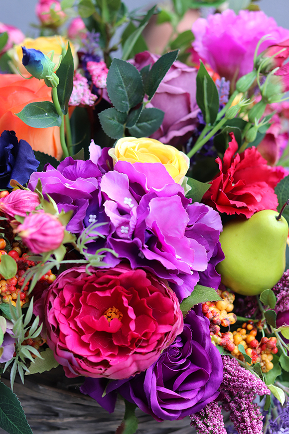 bogaty jesienny kosz, Sentymenty, wys.67cm  