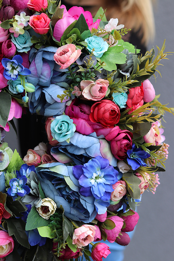 Caryca Katarzyna New Version, bajeczny wianek na drzwi, śr.45cm