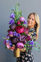 Dunona, komplet dekoracji nagrobnych, kompozycja + bukiet 