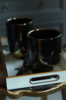 Gold&Black Revolta 2, elegancka osłonka glamour, wym.13x13cm