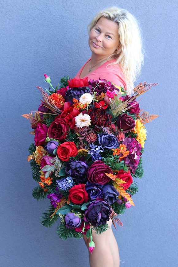 Carmen Reminescence, komplet dekoracji nagrobnych, wiązanka + bukiet