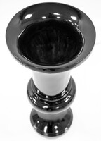 piękny czarny puchar / wazon, Blanco V, wys.131.5cm