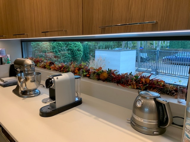 jesienna girlanda kwiatowa, Moko Autumn Extra, dł.100cm 