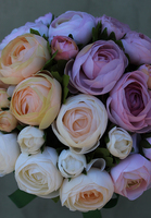 kosz / koszyk z kwiatami Romantyczne Pełniki New, 21x23cm