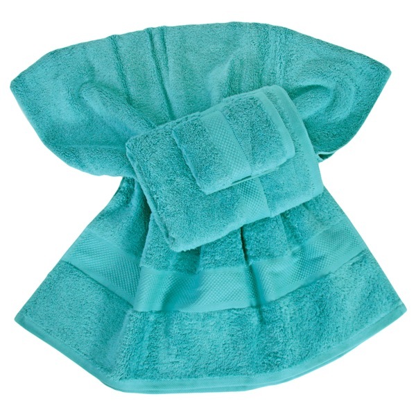 bawełniany ręcznik Carmen turkusowy, wym.50x100cm