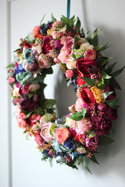 Kontessa 2, bardzo efektowny wianek, śr.40cm