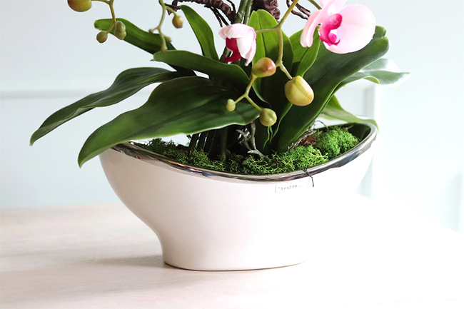 efektowny sztuczny storczyk Malika Pink 2, wys.60cm 