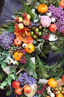 cudowny wianek dekoracyjny Salamandra, śr.35cm  