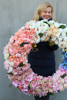 dekoracyjny, ogromny wieniec Tendom Grande, śr.90cm 