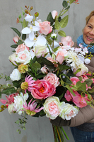 bukiet / dekoracja kwiatowa do wazonu Walencja Big, wym.80cm