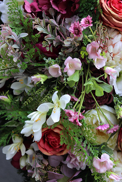 Bellona 3, duża dekoracja / wiązanka nagrobna, dł.110cm