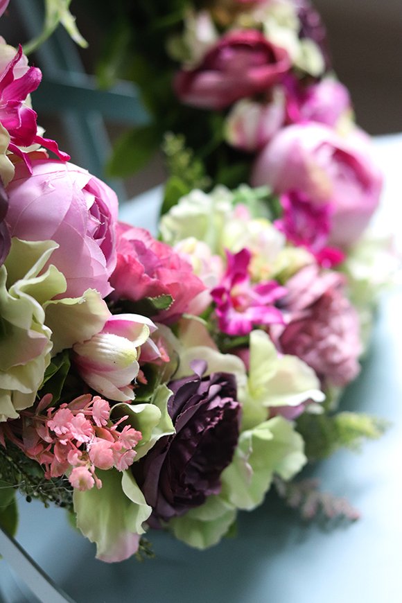 Makutra 2, wianek w energetycznej wiosennej kolorystyce, śr.40cm