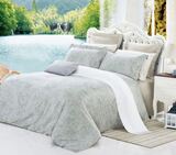 bawełniane szare prześcieradło, Libra, wym.160x240cm