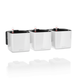 Home Kit Glossy, donice ścienne z nawadnianiem, białe, wym.14x48x15cm