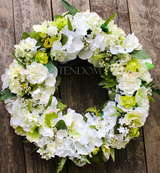 Passana piękny wianek na drzwi, śr.38cm