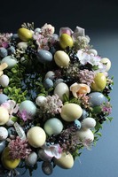 uroczy wielkanocny wianek na drzwi stroik na stół, Sweet Easter, śr.33cm