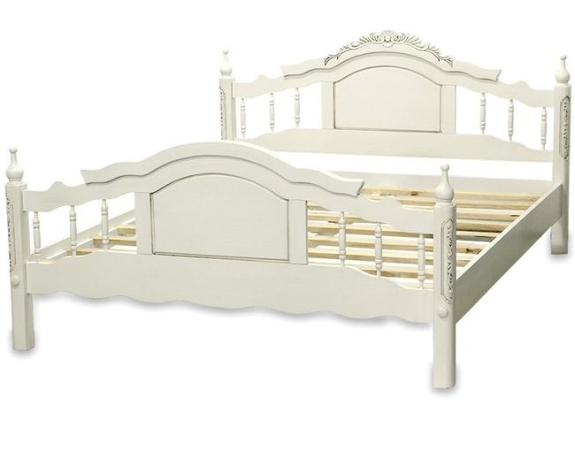 White Palace łóżko, wym.105x171x213cm, materac 160x200cm