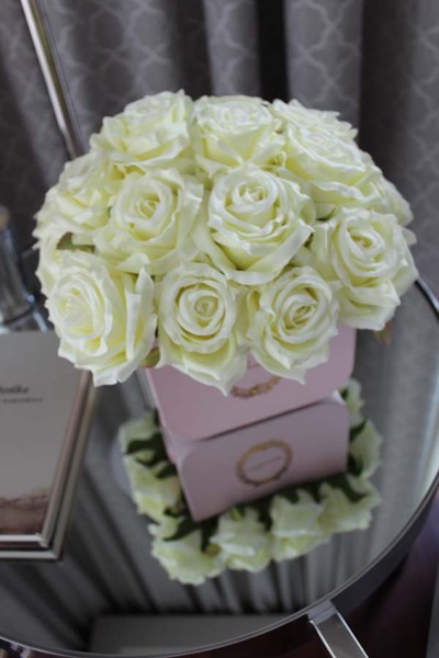 Elsa flowerbox, kompozycja kwiatowa / bukiet, wys.27cm