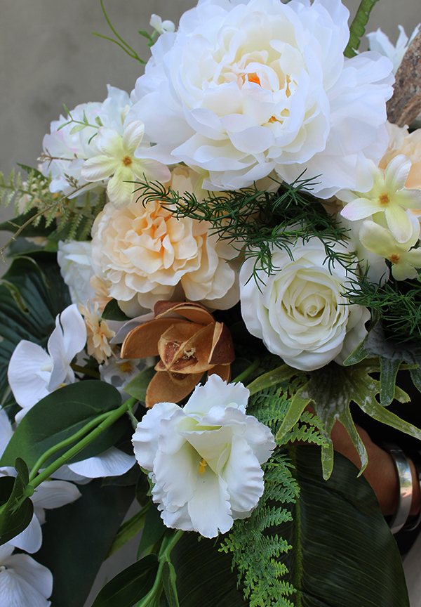 kompozycja nagrobna Pedro w naczyniu z plastiku, wys.48cm 