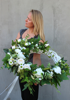 Agnes Extra, elegancki wianek na drzwi, śr.50cm   