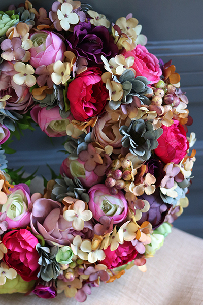 Tenoro, wianek na drzwi w barwnej kolorystyce, śr. 32cm