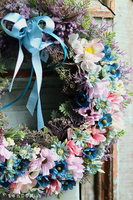 dekoracyjny wianek Margerytki 2, śr.38cm  