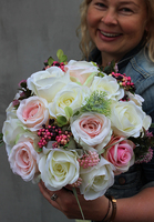 flowerbox Klotilde, kompozycja kwiatowa / bukiet, wys.29cm