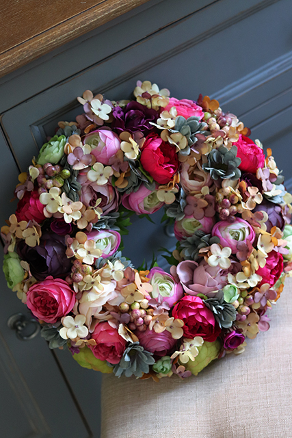 Tenoro, wianek na drzwi w barwnej kolorystyce, śr. 32cm