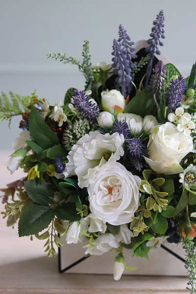 box - koperta z kwiatami na prezent, Koleti, wym.30x20x6.5cm 