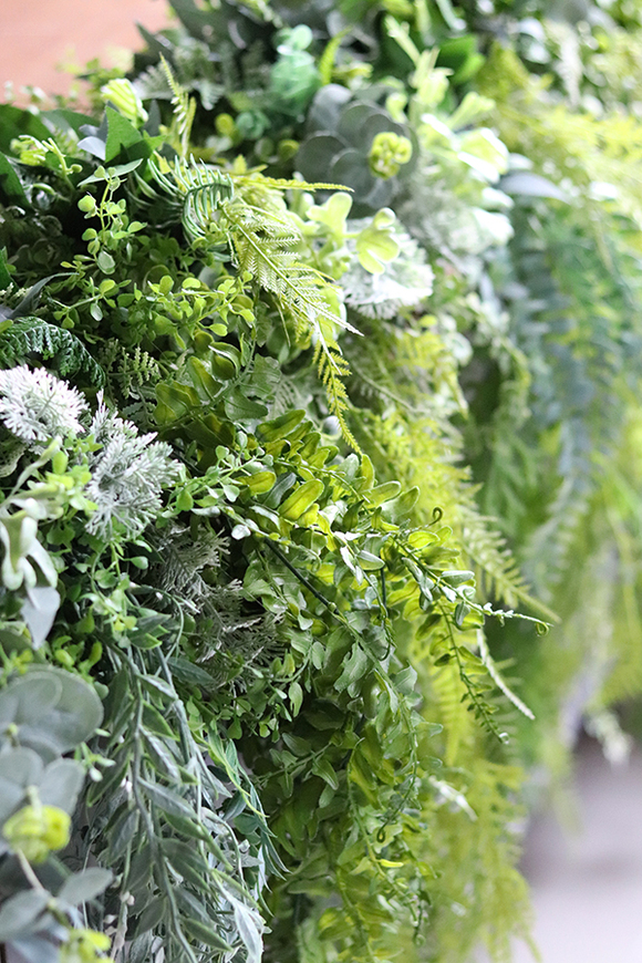 efektowna zielona girlanda, Gertruda, dł.100cm